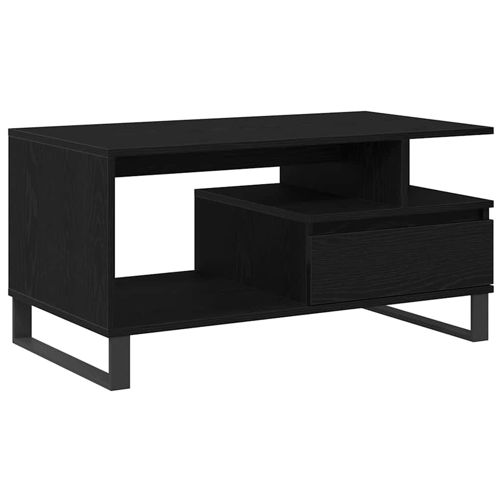 Couchtisch Schwarze Eiche 90 x 49 x 45 cm Holzwerkstoff