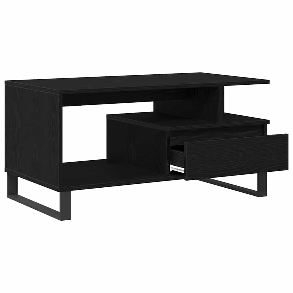 Couchtisch Schwarze Eiche 90 x 49 x 45 cm Holzwerkstoff