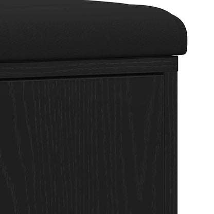 Schuhbank mit Schubladen Schwarz 100 x 30 x 48 cm Holzwerkstoff