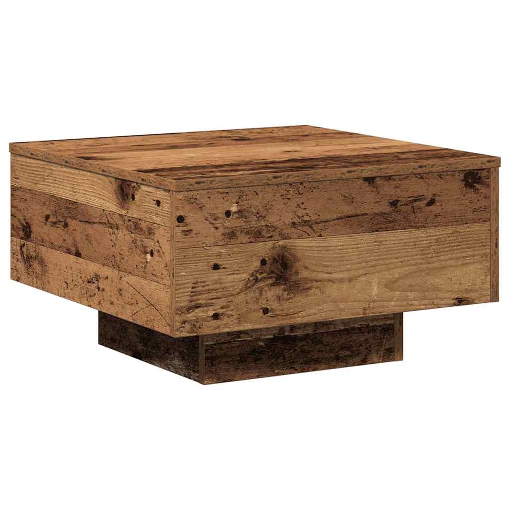 Couchtisch Altholz 55 x 55 x 31 cm Holzwerkstoff