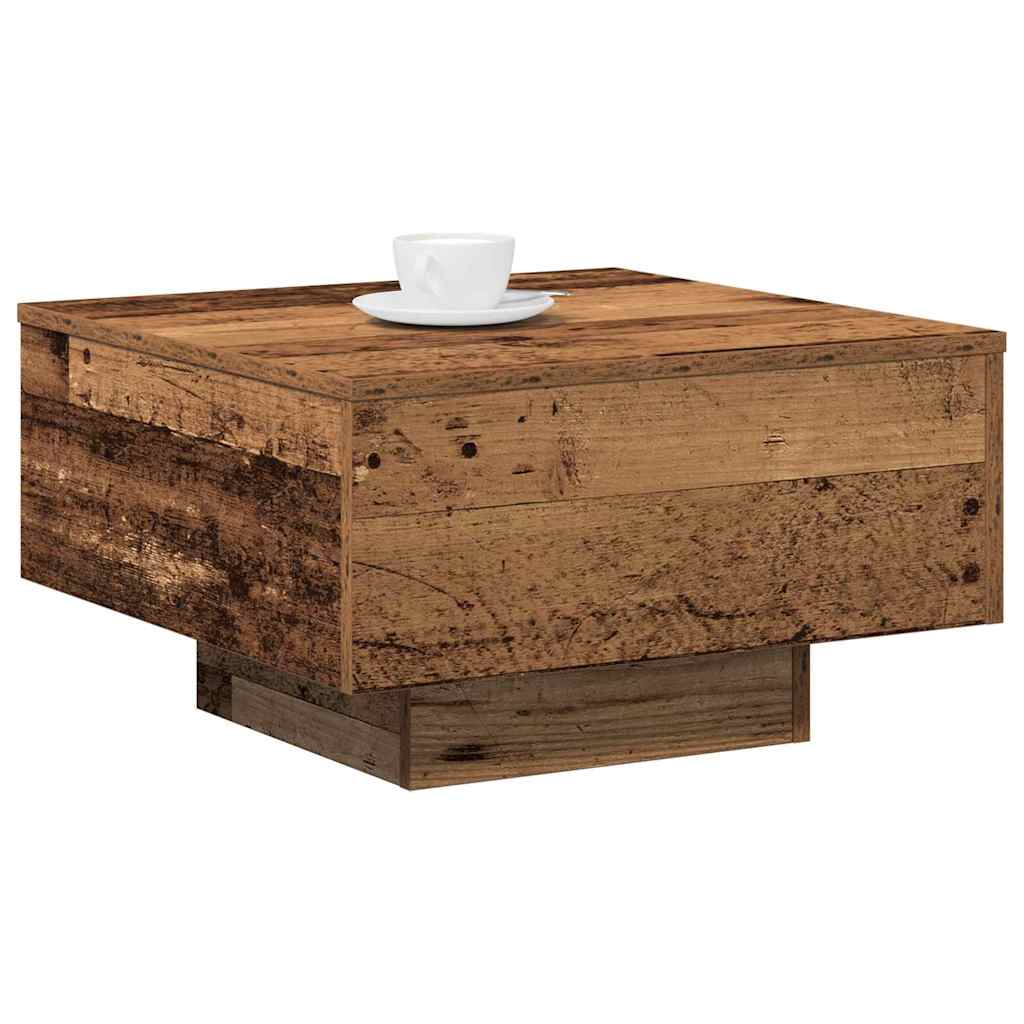 Couchtisch Altholz 55 x 55 x 31 cm Holzwerkstoff