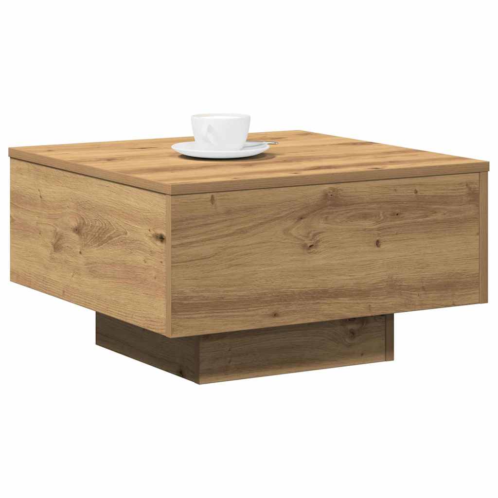 Couchtisch Artisan-Eiche 55 x 55 x 31 cm Holzwerkstoff