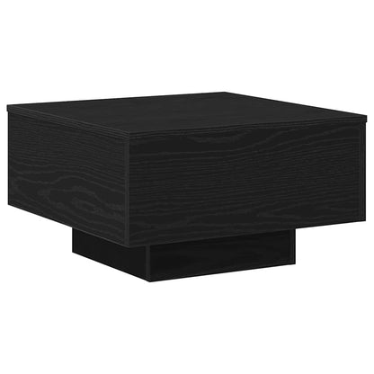 Couchtisch Schwarz Eichen-Optik 55 x 55 x 31 cm Holzwerkstoff
