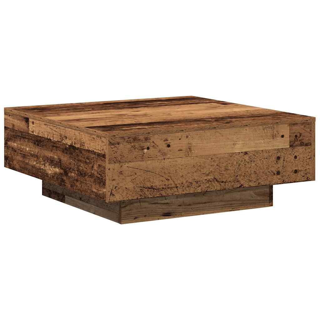 Couchtisch Altholz 80 x 80 x 31 cm Holzwerkstoff