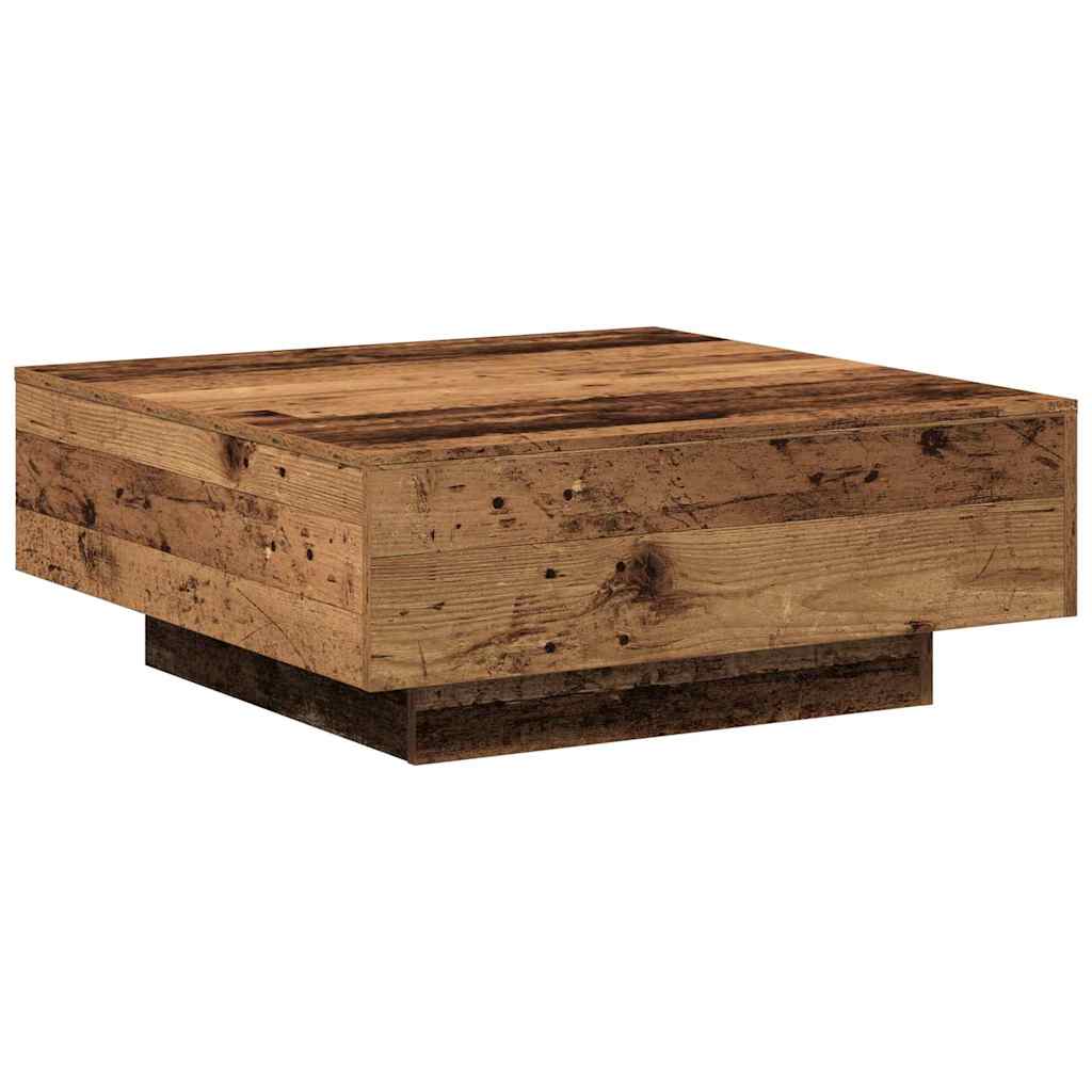 Couchtisch Altholz 80 x 80 x 31 cm Holzwerkstoff