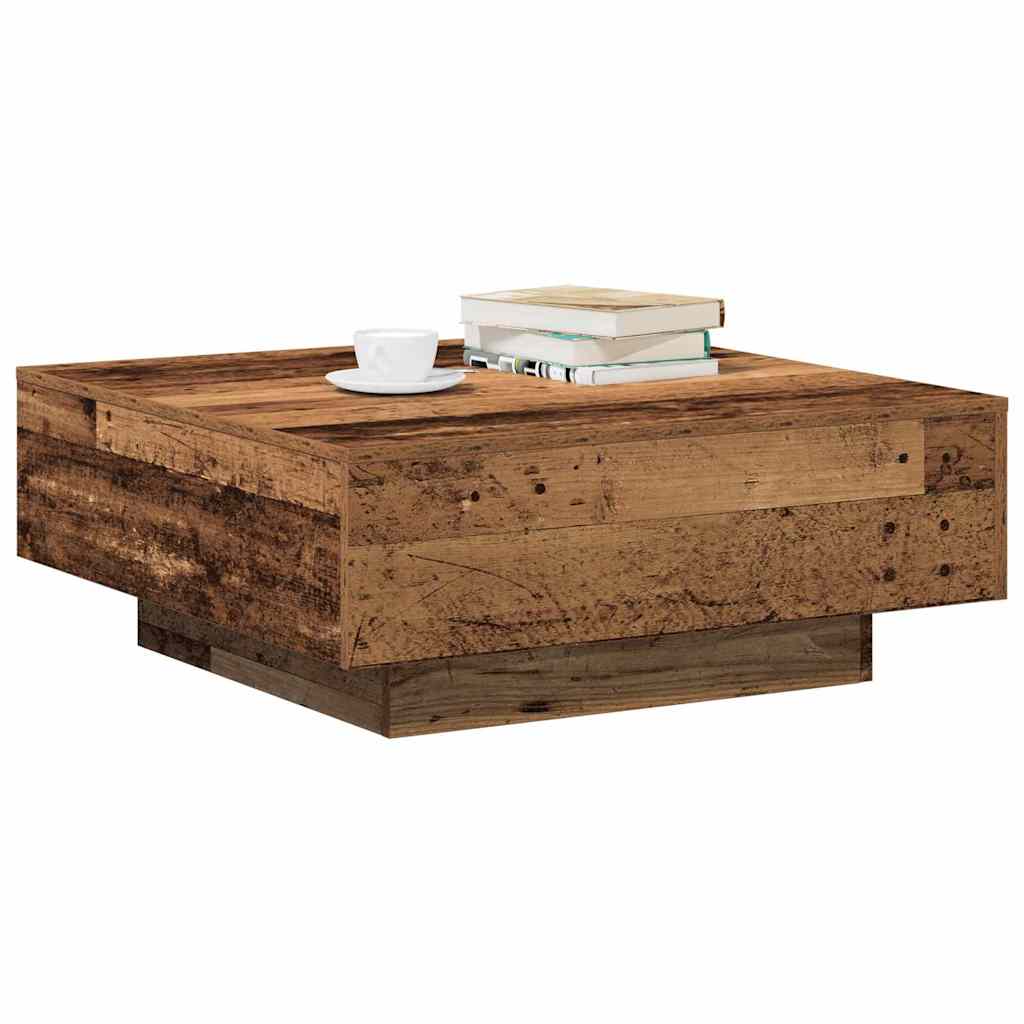 Couchtisch Altholz 80 x 80 x 31 cm Holzwerkstoff