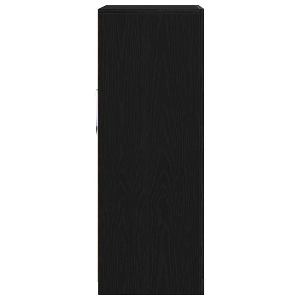 Beistellschrank Schwarze Eiche 60,5 x 37 x 100 cm Holzwerkstoff