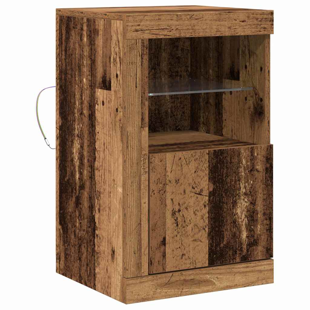 Beistellschrank Altholz 41 x 37 x 67 cm Holzwerkstoff