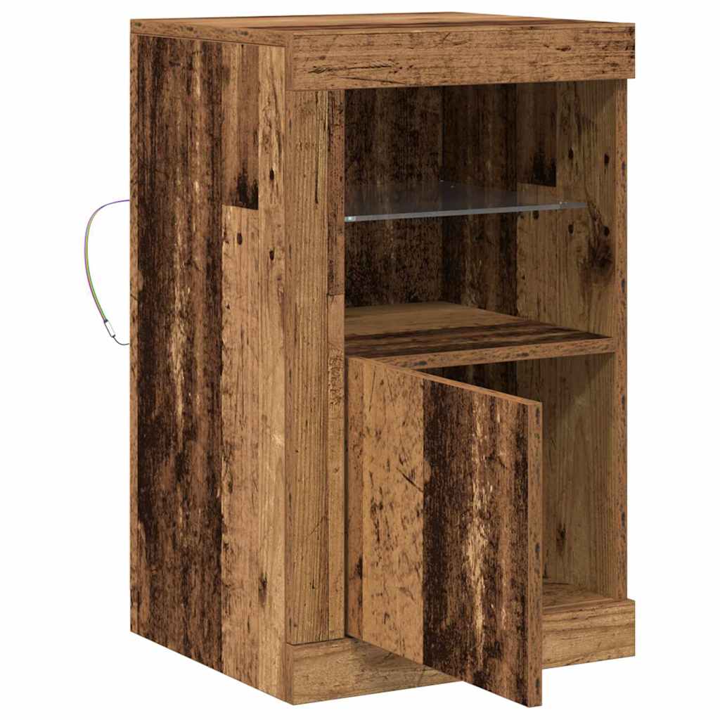 Beistellschrank Altholz 41 x 37 x 67 cm Holzwerkstoff