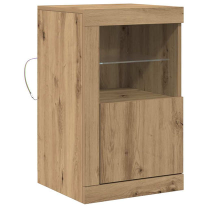 Beistellschrank Eiche handwerklich 41 x 37 x 67 cm
