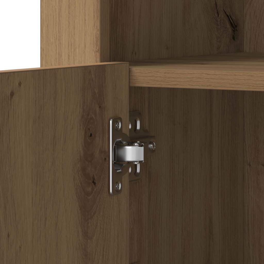 Beistellschrank 2 pcs Eiche handwerklich 41 x 37 x 67 cm