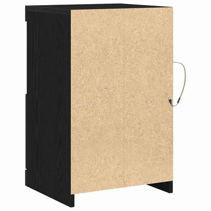 Beistellschrank Schwarze Eiche 41 x 37 x 67 cm Holzwerkstoff
