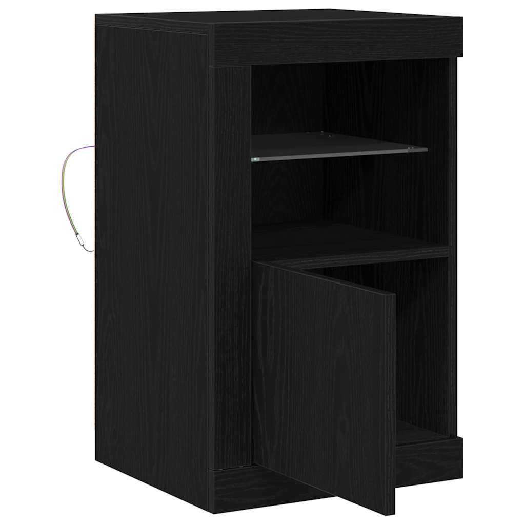 Beistellschrank Schwarze Eiche 41 x 37 x 67 cm Holzwerkstoff