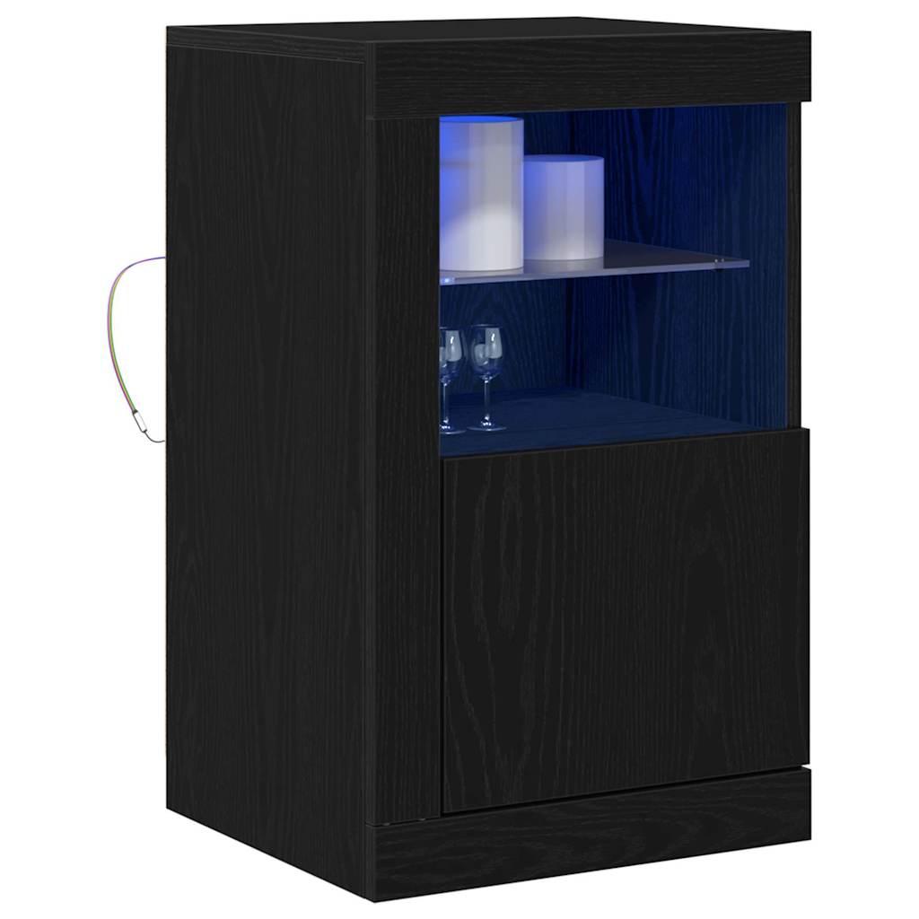Beistellschrank Schwarze Eiche 41 x 37 x 67 cm Holzwerkstoff