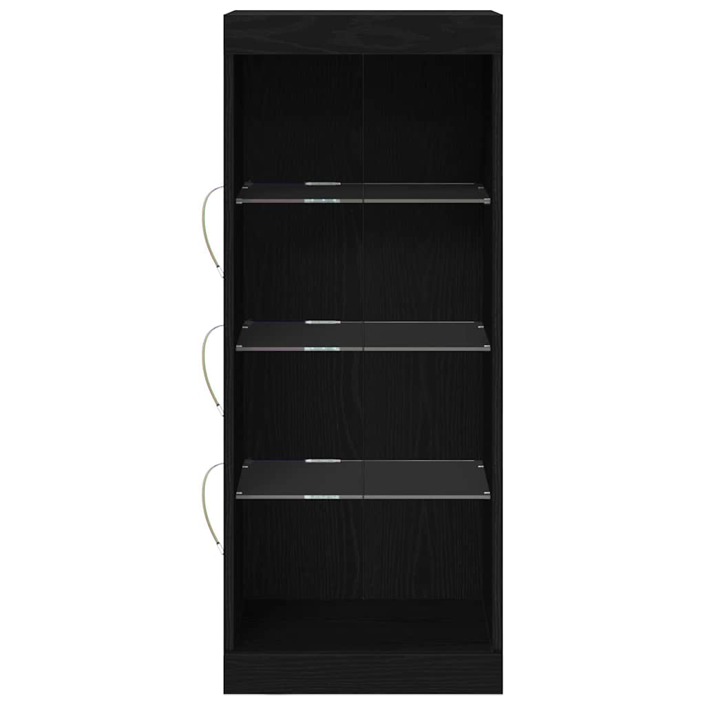 Sideboard Schwarze Eiche 41 x 37 x 100 cm Holzwerkstoff