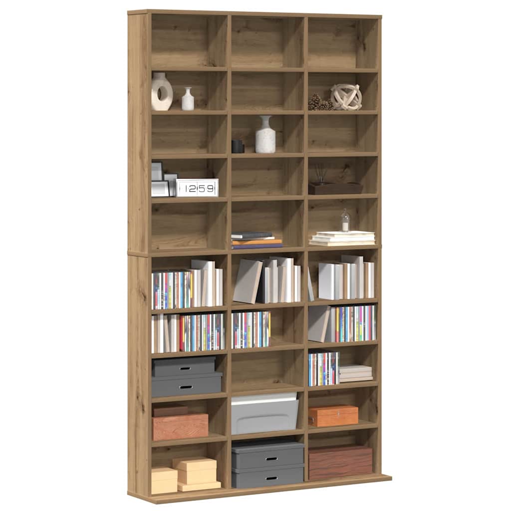 CD-Schrank Artisan-Eiche 101 x 23 x 177,5 cm Holzwerkstoff