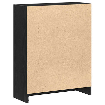 Bücherregal Schwarz 60 x 24 x 76 cm Holzwerkstoff