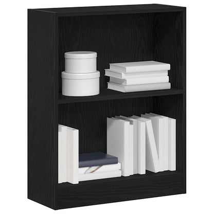 Bücherregal Schwarz 60 x 24 x 76 cm Holzwerkstoff