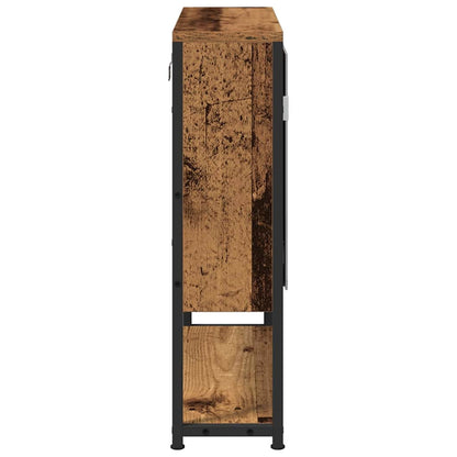 Badezimmerspiegelschrank Altholz 60 x 16 x 60 cm Holzwerkstoff