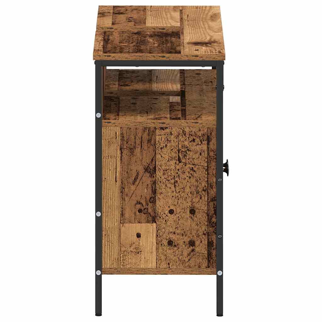 Waschbeckenunterschrank Altholz 80 x 30 x 60 cm Holzwerkstoff