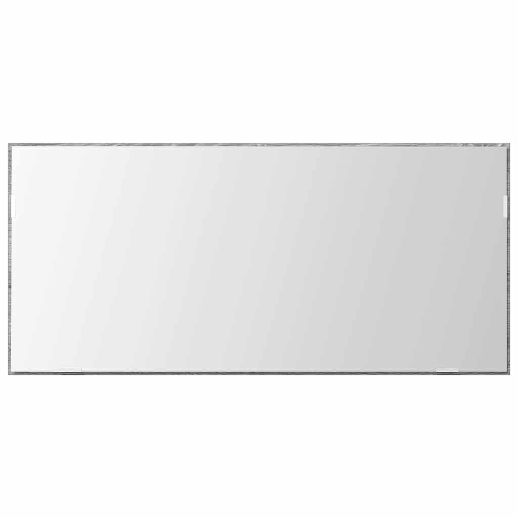 Badezimmer Spiegel mit Spiegel Hochgrau Sonoma 80 x 8,5 x 37 cm