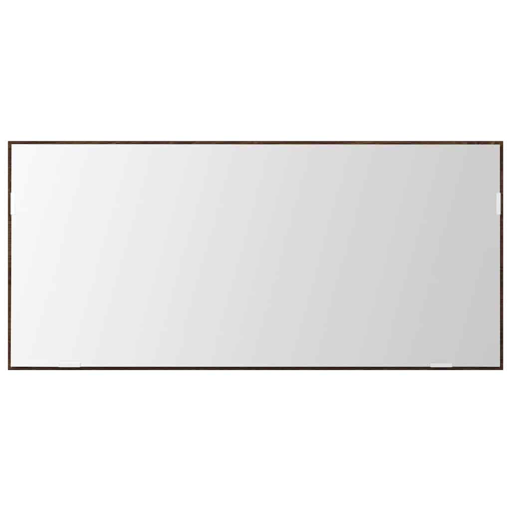Badezimmer Spiegel Braune Eiche 80 x 8,5 x 37 cm Holzwerkstoff