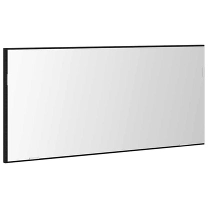 Badezimmer Spiegel Wandmontiert Schwarze Eiche 80 x 8,5 x 37 cm