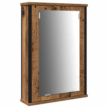 Badezimmer Waschbeckenmöbel mit Tür 3 pcs Braun 80 x 30 x 60 cm