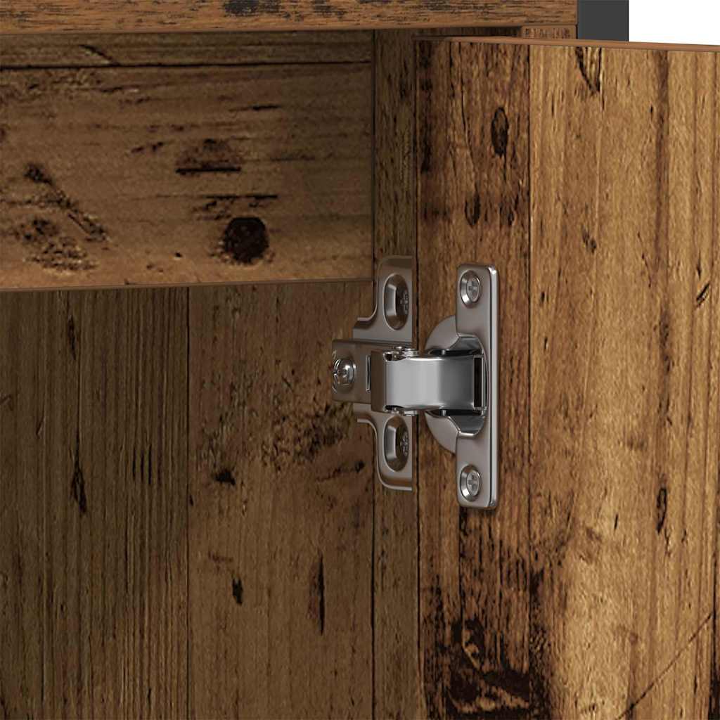 Badezimmer Waschbeckenmöbel 3 pcs Braun 33 x 33 x 185.5 cm