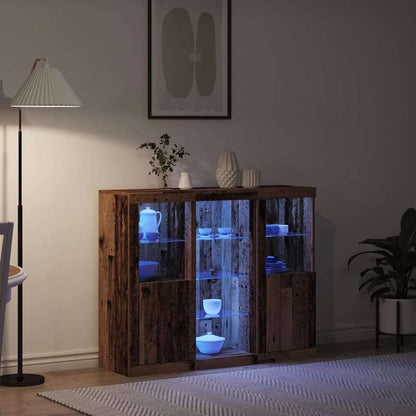 Sideboard Altholz 123 x 37 x 100 cm Holzwerkstoff