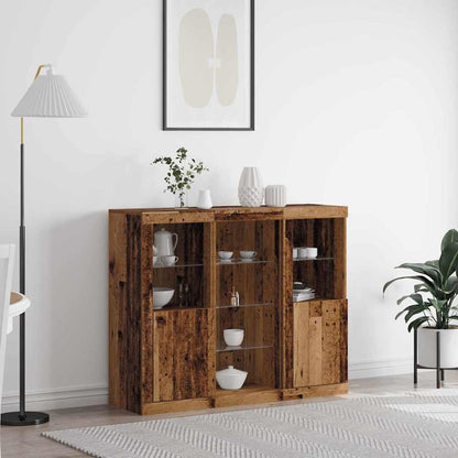 Sideboard Altholz 123 x 37 x 100 cm Holzwerkstoff