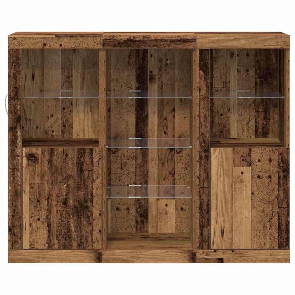 Sideboard Altholz 123 x 37 x 100 cm Holzwerkstoff