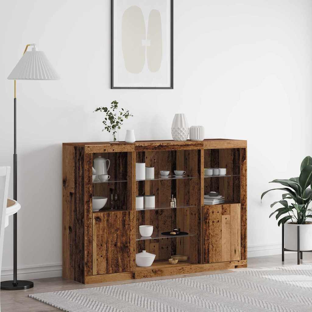 Sideboard Altholz 142,5 x 37 x 100 cm Holzwerkstoff