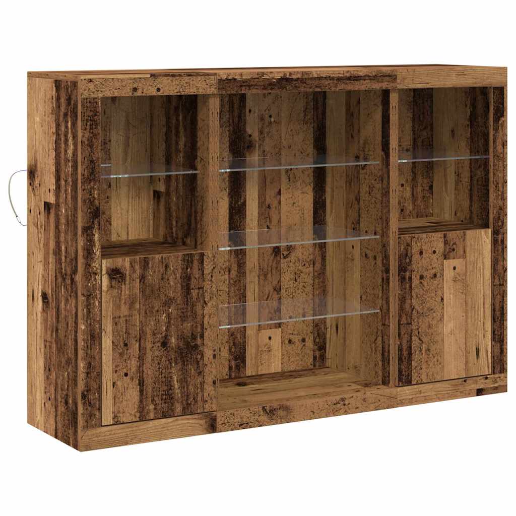 Sideboard Altholz 142,5 x 37 x 100 cm Holzwerkstoff