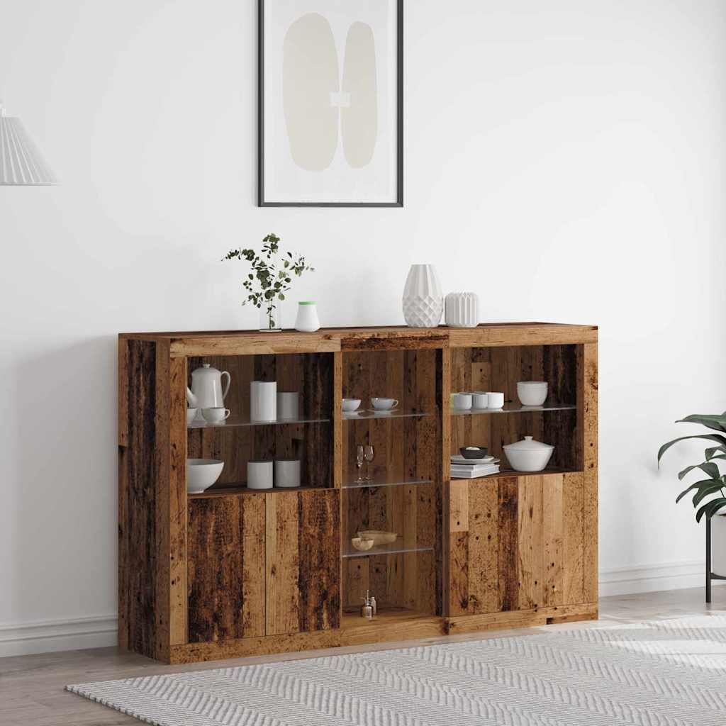 Sideboard Altholz 162 x 37 x 100 cm Holzwerkstoff