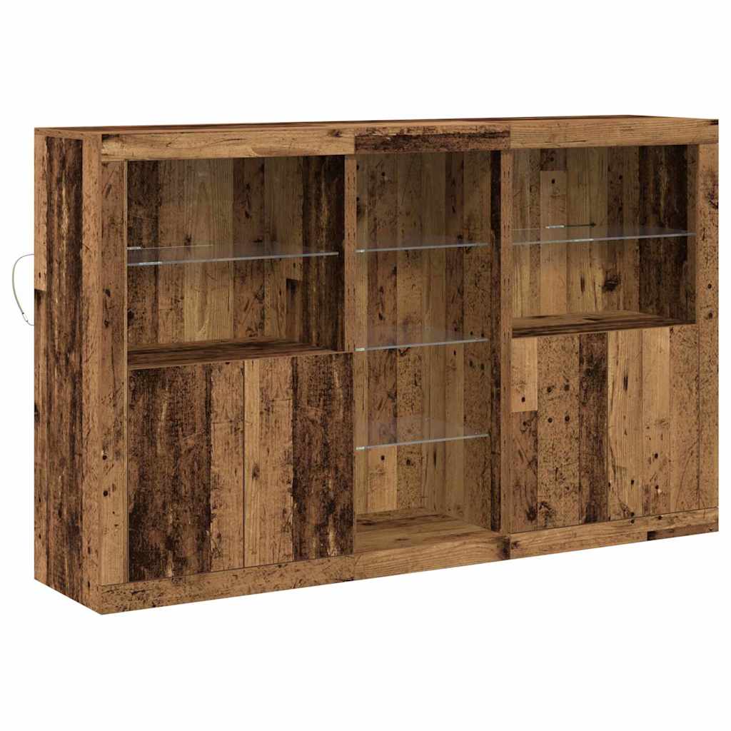 Sideboard Altholz 162 x 37 x 100 cm Holzwerkstoff