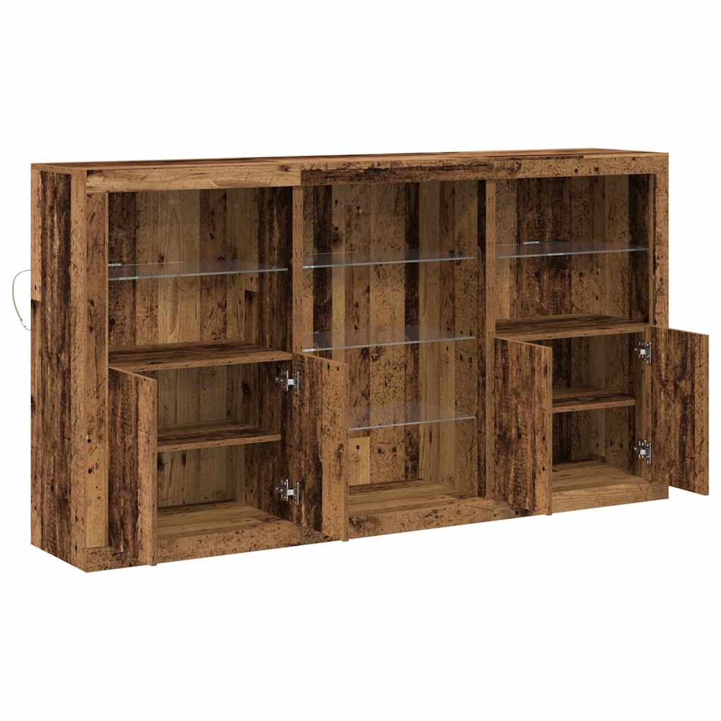 Sideboard Altholz 181,5 x 37 x 100 cm Holzwerkstoff