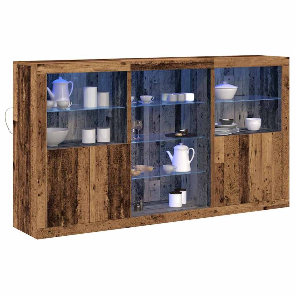 Sideboard Altholz 181,5 x 37 x 100 cm Holzwerkstoff
