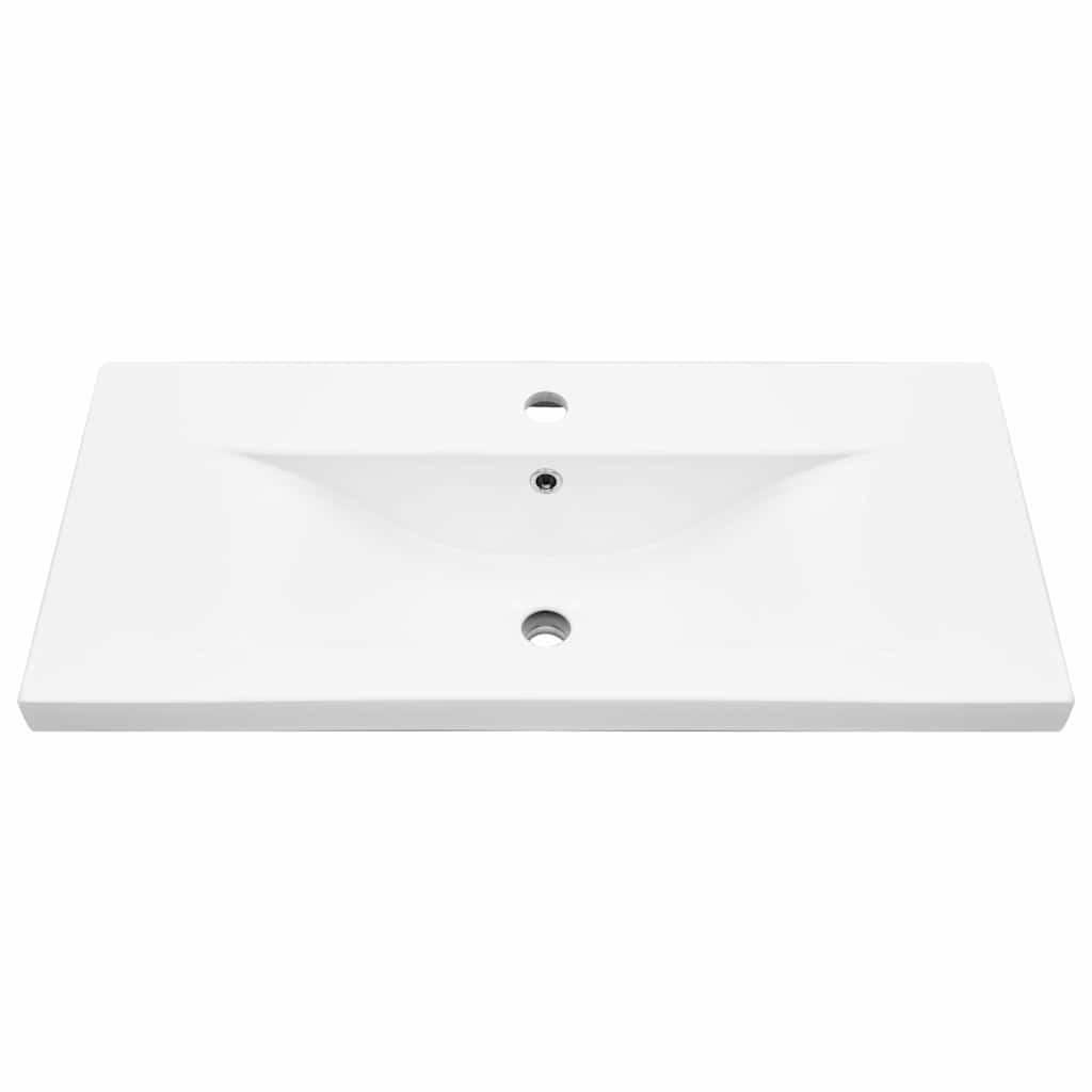 Waschbeckenunterschrank mit Becken mit Schubladen 2 pcs Altholz