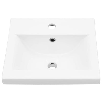 Waschbeckenunterschrank Schwarz Eichen-Optik 41 x 39 x 62 cm