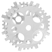 Weinregal Silber 39 x 39 x 14 cm Aluminium