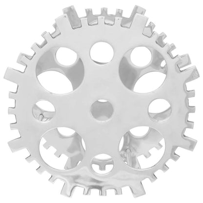 Weinregal Silber 39 x 39 x 14 cm Aluminium