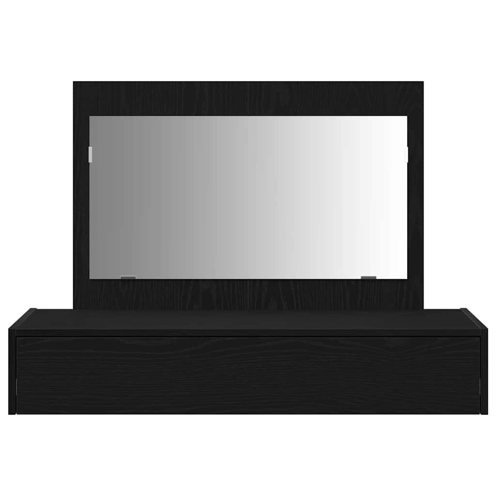 Schminktisch mit Spiegel Schwarz 100 x 40 x 70 cm Holzwerkstoff