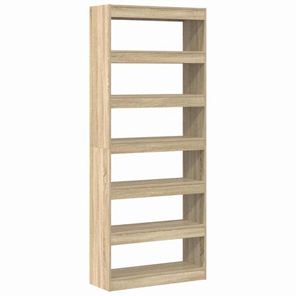 Bücherregal Sonoma-Eiche 80 x 30 x 198 cm Holzwerkstoff
