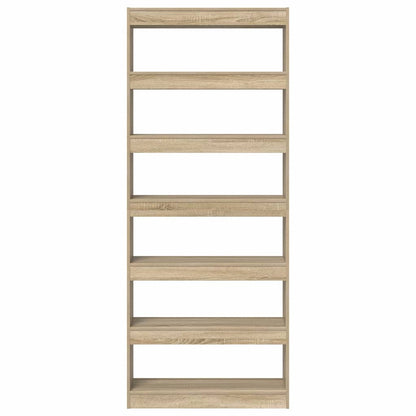 Bücherregal Sonoma-Eiche 80 x 30 x 198 cm Holzwerkstoff