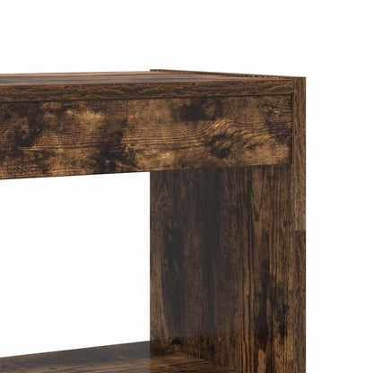 Bücherregal Räuchereiche 80 x 30 x 198 cm Holzwerkstoff