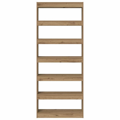 Bücherregal Artisan-Eiche 80 x 30 x 198 cm Holzwerkstoff