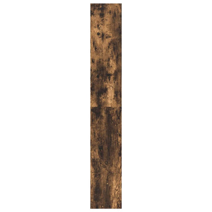 Bücherregal Braun Holzwerkstoff Räuchereiche