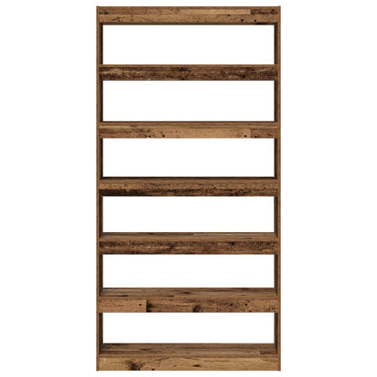 Bücherregal Braun Holzwerkstoff Altholz