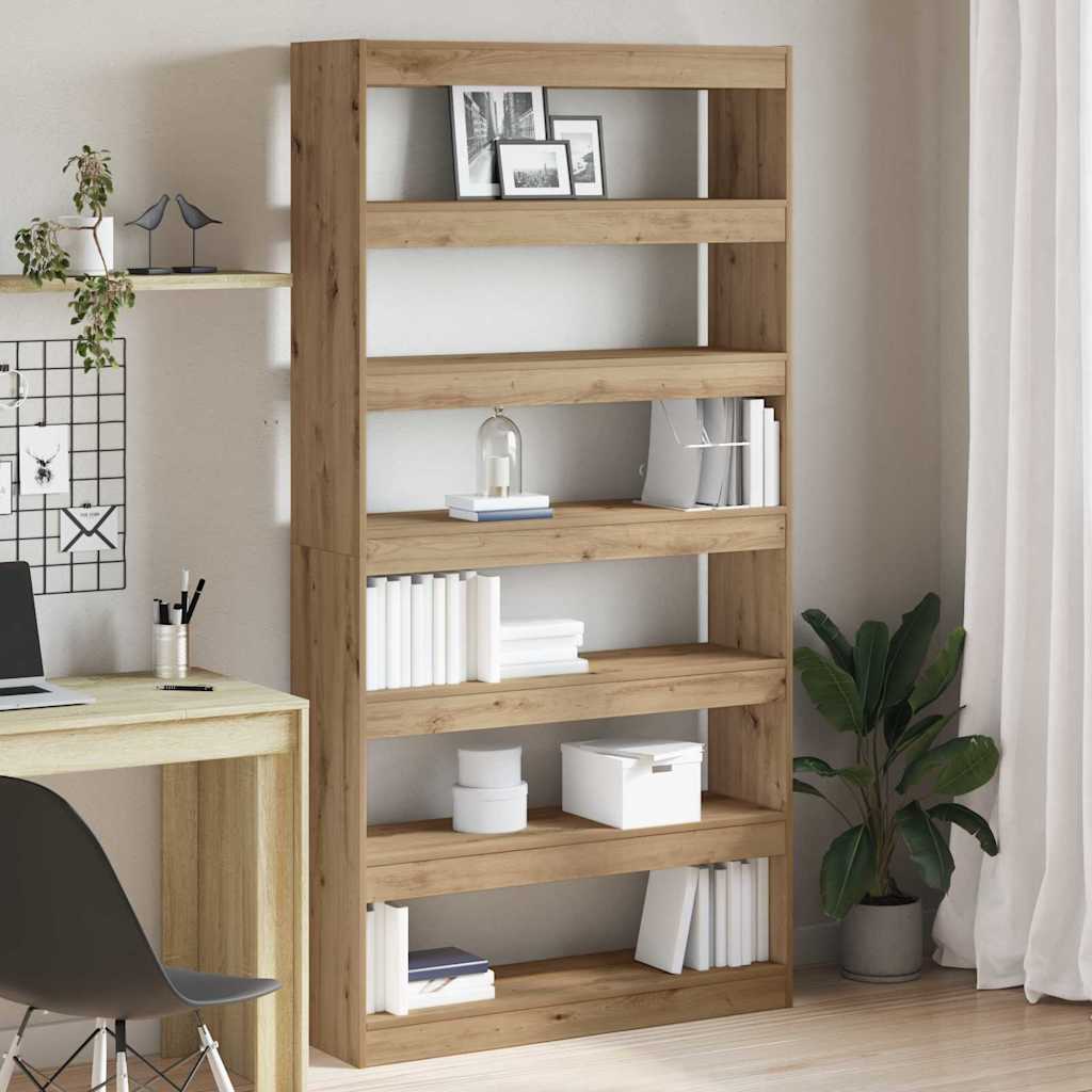 Bücherregal Beige Holzwerkstoff Artisan-Eiche